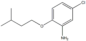 5-chloro-2-(3-methylbutoxy)aniline Struktur