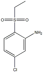 5-chloro-2-(ethylsulfonyl)aniline Struktur