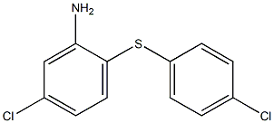 5-chloro-2-[(4-chlorophenyl)sulfanyl]aniline Struktur