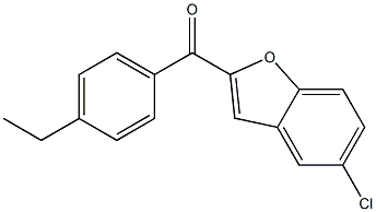 5-chloro-2-[(4-ethylphenyl)carbonyl]-1-benzofuran Struktur