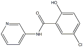 5-chloro-2-hydroxy-N-(pyridin-3-yl)benzamide Struktur