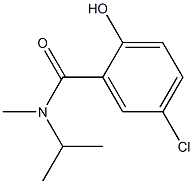 5-chloro-2-hydroxy-N-methyl-N-(propan-2-yl)benzamide Struktur