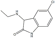 5-chloro-3-(ethylamino)-1,3-dihydro-2H-indol-2-one Struktur