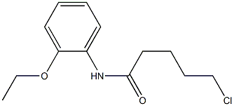 5-chloro-N-(2-ethoxyphenyl)pentanamide Struktur