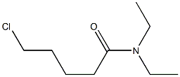 5-chloro-N,N-diethylpentanamide Struktur