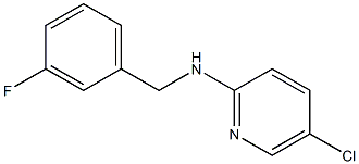 5-chloro-N-[(3-fluorophenyl)methyl]pyridin-2-amine Struktur