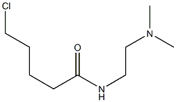 5-chloro-N-[2-(dimethylamino)ethyl]pentanamide Struktur