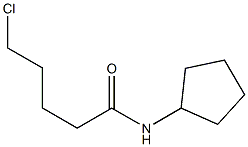 5-chloro-N-cyclopentylpentanamide Struktur