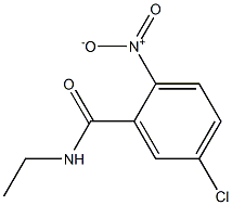 5-chloro-N-ethyl-2-nitrobenzamide Struktur