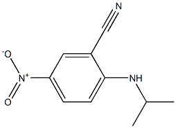 5-nitro-2-(propan-2-ylamino)benzonitrile Struktur