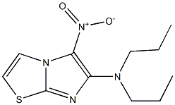 5-nitro-N,N-dipropylimidazo[2,1-b][1,3]thiazol-6-amine Struktur