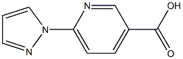 6-(1H-pyrazol-1-yl)pyridine-3-carboxylic acid Struktur