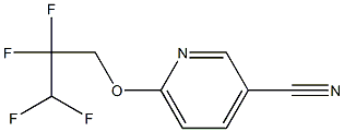 6-(2,2,3,3-tetrafluoropropoxy)pyridine-3-carbonitrile Struktur