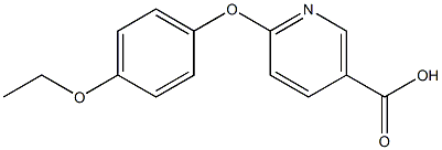 6-(4-ethoxyphenoxy)nicotinic acid Struktur