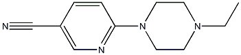 6-(4-ethylpiperazin-1-yl)nicotinonitrile Struktur