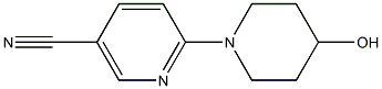 6-(4-hydroxypiperidin-1-yl)nicotinonitrile Struktur