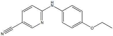 6-[(4-ethoxyphenyl)amino]nicotinonitrile Struktur