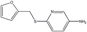 6-[(furan-2-ylmethyl)sulfanyl]pyridin-3-amine Struktur