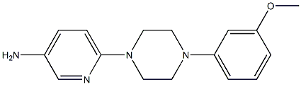 6-[4-(3-methoxyphenyl)piperazin-1-yl]pyridin-3-amine Struktur