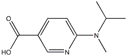 6-[methyl(propan-2-yl)amino]pyridine-3-carboxylic acid Struktur