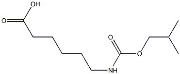 6-{[(2-methylpropoxy)carbonyl]amino}hexanoic acid Struktur