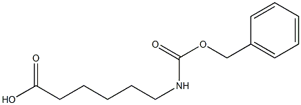 6-{[(benzyloxy)carbonyl]amino}hexanoic acid Struktur