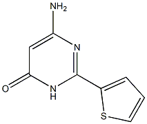 6-amino-2-(thiophen-2-yl)-3,4-dihydropyrimidin-4-one Struktur