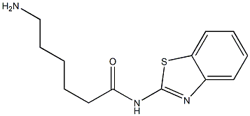 6-amino-N-1,3-benzothiazol-2-ylhexanamide Struktur