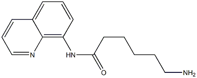 6-amino-N-quinolin-8-ylhexanamide Struktur