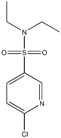 6-chloro-N,N-diethylpyridine-3-sulfonamide Struktur