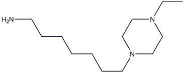 7-(4-ethylpiperazin-1-yl)heptan-1-amine Struktur