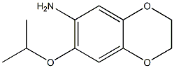 7-(propan-2-yloxy)-2,3-dihydro-1,4-benzodioxin-6-amine Struktur