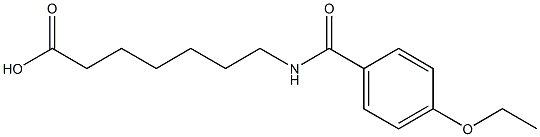 7-[(4-ethoxybenzoyl)amino]heptanoic acid Struktur