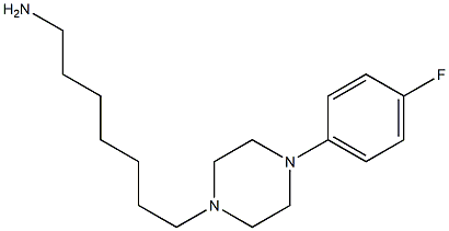 7-[4-(4-fluorophenyl)piperazin-1-yl]heptan-1-amine Struktur