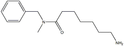 7-amino-N-benzyl-N-methylheptanamide Struktur