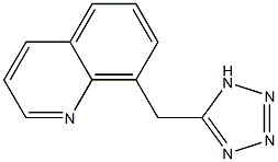 8-(1H-1,2,3,4-tetrazol-5-ylmethyl)quinoline Struktur