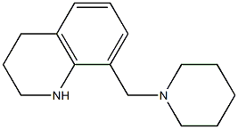 8-(piperidin-1-ylmethyl)-1,2,3,4-tetrahydroquinoline Struktur