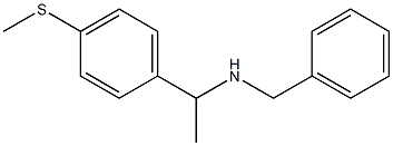 benzyl({1-[4-(methylsulfanyl)phenyl]ethyl})amine Struktur