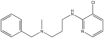 benzyl({3-[(3-chloropyridin-2-yl)amino]propyl})methylamine Struktur