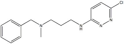 benzyl({3-[(6-chloropyridazin-3-yl)amino]propyl})methylamine Struktur