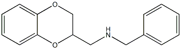 benzyl(2,3-dihydro-1,4-benzodioxin-2-ylmethyl)amine Struktur