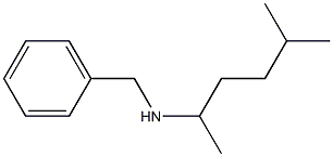 benzyl(5-methylhexan-2-yl)amine Struktur