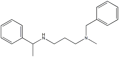 benzyl(methyl){3-[(1-phenylethyl)amino]propyl}amine Struktur