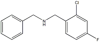 benzyl[(2-chloro-4-fluorophenyl)methyl]amine Struktur