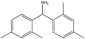 bis(2,4-dimethylphenyl)methanamine Struktur