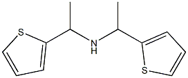 bis[1-(thiophen-2-yl)ethyl]amine Struktur