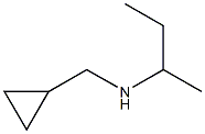 butan-2-yl(cyclopropylmethyl)amine Struktur