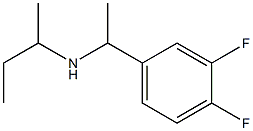 butan-2-yl[1-(3,4-difluorophenyl)ethyl]amine Struktur