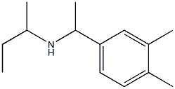 butan-2-yl[1-(3,4-dimethylphenyl)ethyl]amine Struktur