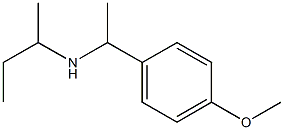 butan-2-yl[1-(4-methoxyphenyl)ethyl]amine Struktur